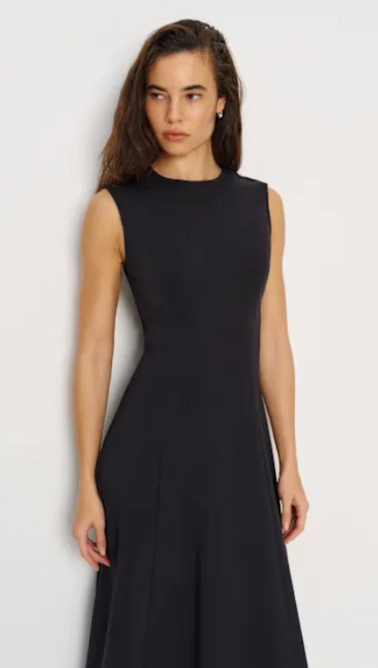 Reformation Isadora Knit Dress Black - Size XS